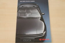 183714) Toyota Celica Cabrio Prospekt 05/1991