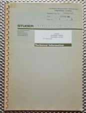 Studer Telefon Hybrid Technical Information Manual