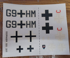 1:72 Dornier Do 217 E/J Airfix  Decals sehr selten
