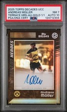 Andreas Möller Auto 1/1 | Borussia Dortmund | PSA 7 Auto 10 | Topps Decades UCC
