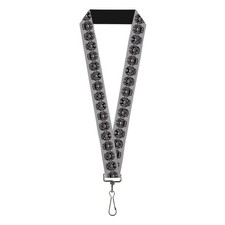 Skelanimals Lanyard, Skelanimals Diego Jack Kits Portraits Gray Blac (US IMPORT)