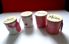 4 x Duftkerze im Glas mit