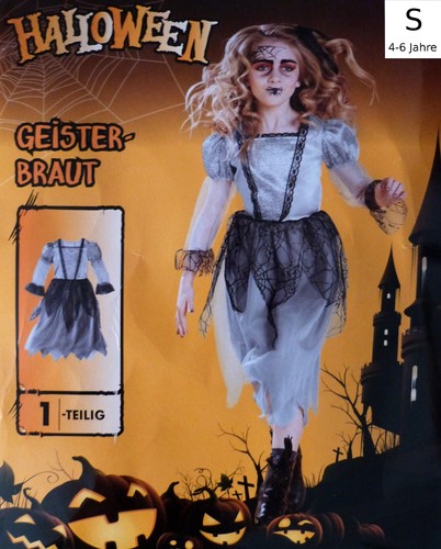 Kinder kostüm geisterbraut - kinder,