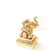 Vergoldete Elefant Wachs