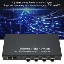 SFP-Ethernet-Glasfaser-Switch 1000 M Ethernet-Glasfaser-Transceiver 4