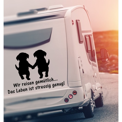 Aufkleber wir reisen - aufkleber,