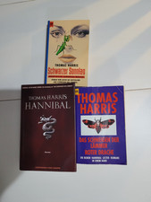 Thomas Harris Bücher Das Schweigen der Lämmer Roter Drache Hannibal Schwarzer So