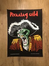 Running Wild Backpatch, Vintage Aufnäher, Patch, Metal Kutte 