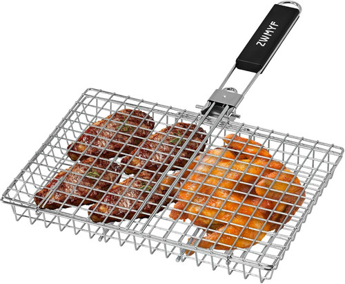 Robuster edelstahl grillkorb - robuster, edelstahl-grillkorb