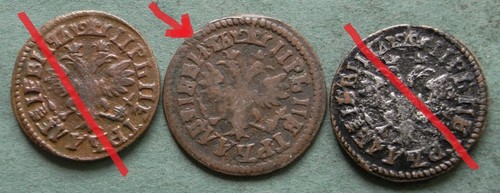 Münze russland denga 1705 - denga,