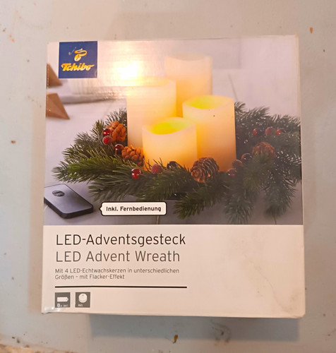 Tchibo led adventsgesteck - tchibo, led-adventsgesteck