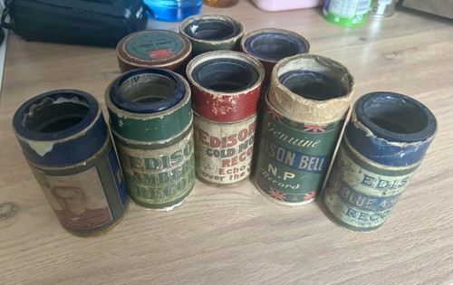 Edison phonograph cylinders - edison,