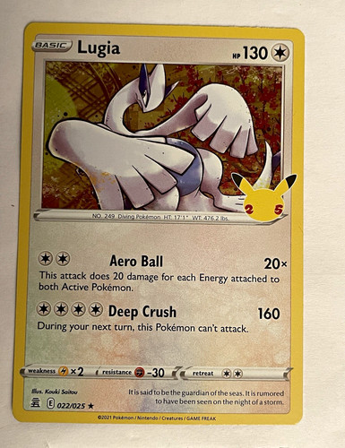 Lugia holo 022 - -, pokémon