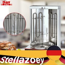 3000W 2 Brenner Kebap Grill Gyrosgrill Tischgrill Elektro Dönergrill Döner NEW