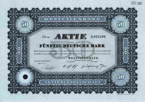 Westfalenbank 1971 bochum - westfalenbank,