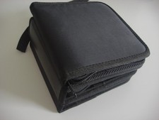 3x CD / DVD Aufbewahrungstasche mit Klettband/Reißverschluß schwarz u.a.100 Hits