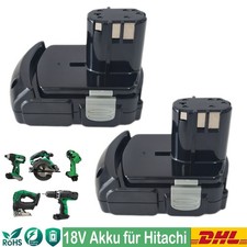 2X Akku für Hitachi 18V