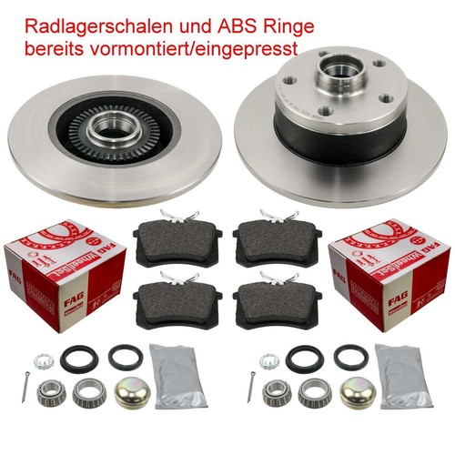 Bremsen hinten für audi - für,