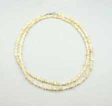 ORANGENCALCIT Calcit Splitterkette Kette Endloskette Halskette mit Karabiner 