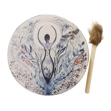 Schamanentrommel mit Trommelstock, langlebige spirituelle Musik, sibirische