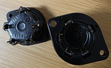 1 x Röhrensockel, 5 Pol Außen-Kontakt Sockel, Topf-Sockel, P5 V5A, NOS, selten