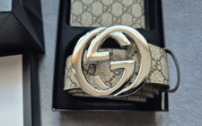 Gucci Damengürtel Beige Braun