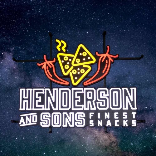Henderson sons leuchtreklame - henderson,