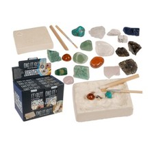 AUSGRABUNGSSET 1 X MIT 5 EDELSTEINEN NEU OVP