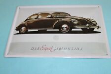 VW Käfer - Die Export Limousine, Retro Blechschild ca. 30 x 20 cm, Nostalgic Art
