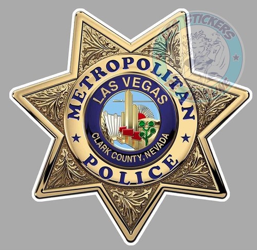 Sticker polizei las vegas - las,