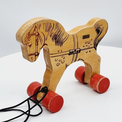 Steiff 8360 holz pferd - 8360/22, holz-pferd