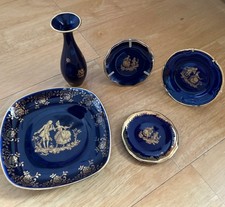 Limoges France Kobaltblau