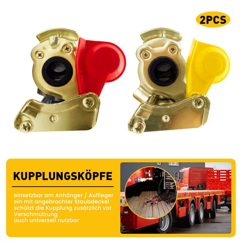 Kupplungskopf rot gelb - , m16