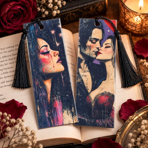 Lesezeichen dark romance - lesezeichen,