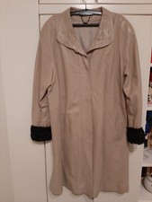 Butterweicher LEDER- SWINGER- Mantel Gr. 20 ( Kurzgröße von 40)  Beige-