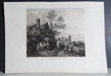 Antike Radierung Philipp