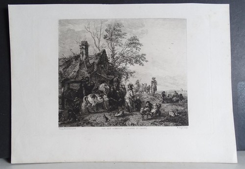 Antike radierung philipp - antike,
