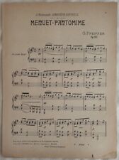 G. PFEIFFER MENUET PENTOMIME DUFOURCQ KLAVIER MUSIK ERINNERUNGEN FINDE 800 PIANO