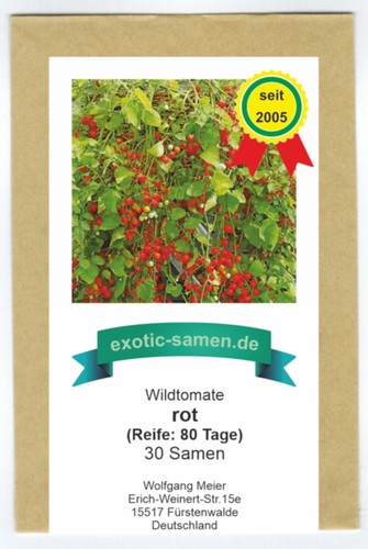 Wildtomate rot - ,