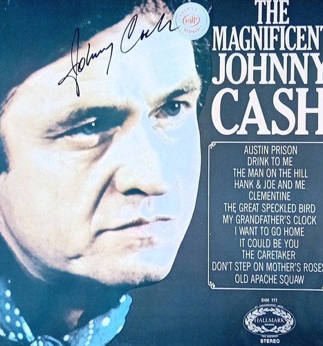 Johnny cash genuine signed - johnny,