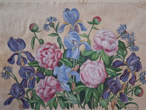Original aquarell paula - v.,