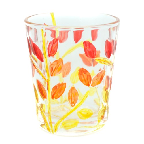 Murano glas schnapsglas - schnapsglas, rot