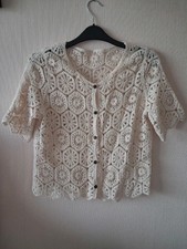 Damen Spitzen-Cardigan