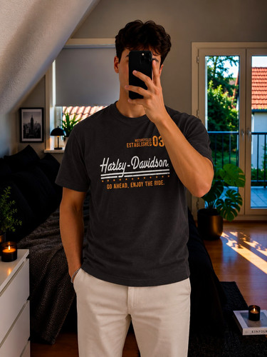 964 harley davidson - harley, t-shirt