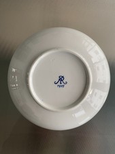 Meissen AR Marke 1975 Neu aufgelegt seltene Schale Blaue Blume Goldgräser 1.Wahl