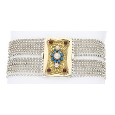 Trachten Kropfkette Silber