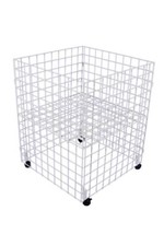 Wühlkorb weiss Verkaufskorb