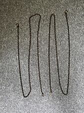 MESSING UHR PAAR ZUGKETTEN FÜR KETTENZUGWERKE-AUGENWENDER-KUCKUCKSUHR WANDUHR