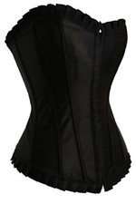Vollbrust corsage schwarz - vollbrust,