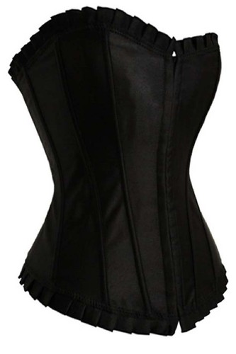 Vollbrust corsage schwarz - vollbrust,